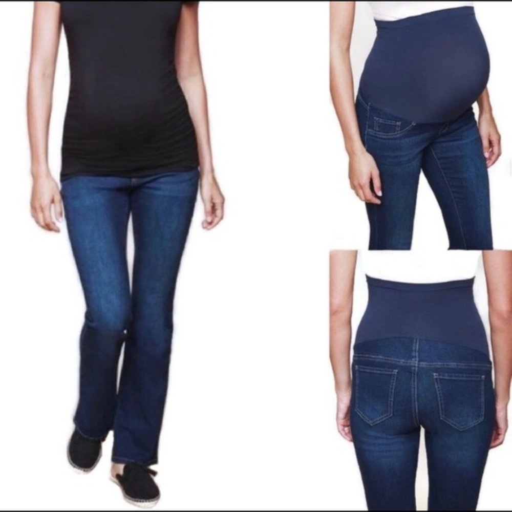 Indigo Blue Maternity Denim Jeans(228)